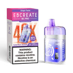 Load image into Gallery viewer, EBCREATE BC PRO Rechargeable Disposable Vape in Grape Twist flavor, highlighting the CyberTech Autofill, 40,000 Puffs, TURBO mode, and 1000mAh Fast Charging features.