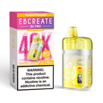 Load image into Gallery viewer, EBCREATE BC PRO Rechargeable Disposable Vape in Toasted Pineapple flavor, highlighting the CyberTech Autofill, 40,000 Puffs, TURBO mode, and 1000mAh Fast Charging features.