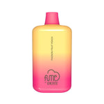 Load image into Gallery viewer, FUME Recharge by Qrjoy Disposable Vape in Passion Fruit Peach flavor, featuring a vibrant ombré design.