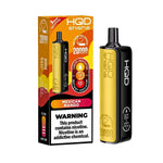 Load image into Gallery viewer, HQD Shisha 20K Mexican Mango Disposable Vape – up to 20,000 puffs, 3% nicotine, rechargeable device featuring rich, tropical mango flavor.