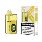 Load image into Gallery viewer, iJoy XP50000 Disposable Vape, White Gummy flavor, 50K puffs, 5% nicotine, dual mesh coil, USB-C rechargeable.