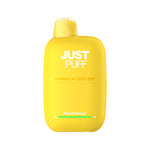 Load image into Gallery viewer, “JUST PUFF Peach Mango disposable vape powered by Geek Bar, 6000 puffs, juicy peach & tropical mango flavor in sleek design.”