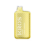 Load image into Gallery viewer, KROS Unlimited 6000 Puffs – London Lemonade disposable vape, 5% nicotine, tangy lemon flavor, rechargeable sleek design.