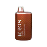 Load image into Gallery viewer, KROS Unlimited 6000 Puffs – Virginia Tobacco disposable vape, up to 6,000 puffs, classic tobacco flavor, 5% nicotine, sleek design.