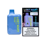 Load image into Gallery viewer, Lost Mary OS5000 disposable vape – Blue Razz Ice flavor, up to 5,000 puffs, USB-C rechargeable design.