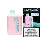 Load image into Gallery viewer, Lost Mary OS5000 disposable vape – Blue Cotton Candy flavor, up to 5,000 puffs, USB-C rechargeable design.