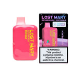 Load image into Gallery viewer, Lost Mary OS5000 disposable vape – Juicy Peach flavor, up to 5,000 puffs, USB-C rechargeable design.