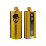 Load image into Gallery viewer, Nicky Jam x Fume 10K disposable vape – Calor Juice flavor (tropical blend of banana and pineapple), up to 10,000 puffs.