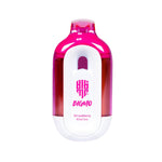 Load image into Gallery viewer, BIGMO Big Tank Series disposable vape in Strawberry Kiwi Ice flavor, featuring a white body and a bright pink, bottle-shaped reservoir.