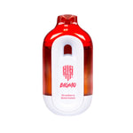 Load image into Gallery viewer, BIGMO Big Tank Series disposable vape in Strawberry Watermelon flavor, featuring a white body and a bright red, bottle-shaped reservoir.