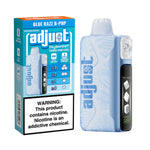 Load image into Gallery viewer, Adjust MySweet Rechargeable Disposable Vape in Blue Razz B-POP flavor, highlighting 4 adjustable sweetness levels and up to 40,000 puffs.