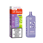 Load image into Gallery viewer, Off-Stamp Sweet Cube Smashin' Grape disposable vape – up to 25,000 puffs, bold, juicy grape flavor with a sweet, smooth finish.