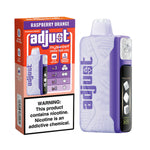 Load image into Gallery viewer, Adjust MySweet Rechargeable Disposable Vape in Raspberry Orange flavor, highlighting 4 adjustable sweetness levels and up to 40,000 puffs.