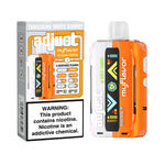 Load image into Gallery viewer, Adjust MyFlavor Rechargeable Disposable Vape in Tangerine White Gummy flavor, showing the device and packaging with '6 adjustable flavors' feature.