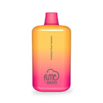 Load image into Gallery viewer, FUME Recharge by Qrjoy Disposable Vape in Passion Fruit Peach flavor, featuring a vibrant ombré design.
