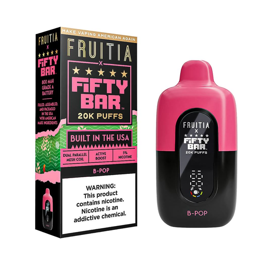 Fruitia X Fifty Bar 20K