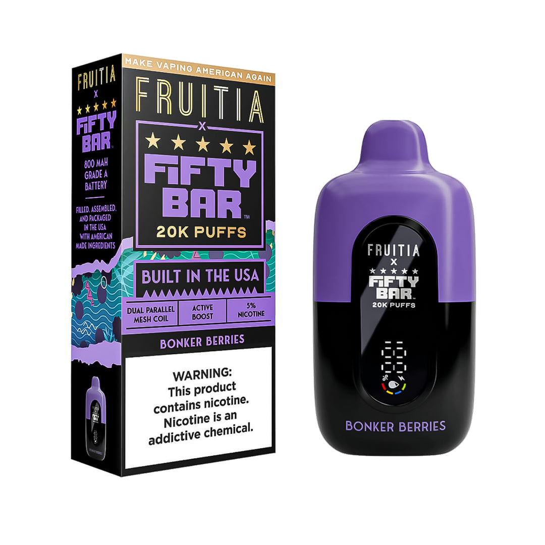 Fruitia X Fifty Bar 20K
