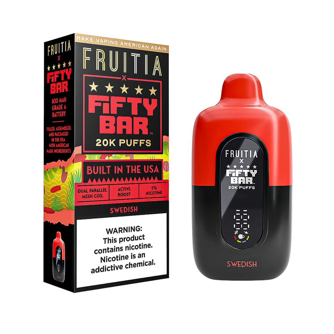 Fruitia X Fifty Bar 20K