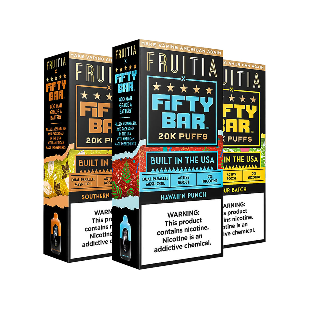 Fruitia X Fifty Bar 20K