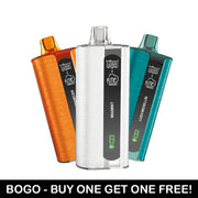 Fume x Nicky Jam disposable vape in Miami Mint, Lush Medellin, and Yellow Amanecer flavors – 20K puffs, BOGO deal.