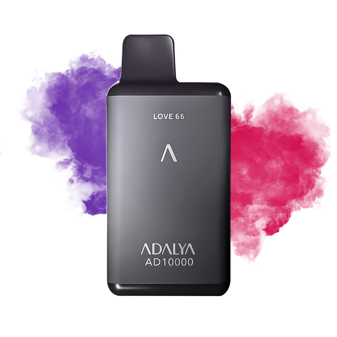 Adalya AD10000 Love 66 disposable vape – 10,000 puff rechargeable vape device.