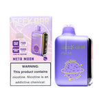 Load image into Gallery viewer, A product image of a disposable vape, the Geek Bar Pulse 15000 in the Meta Moon flavor. The image displays both the packaging box on the left and the device itself on the right.
