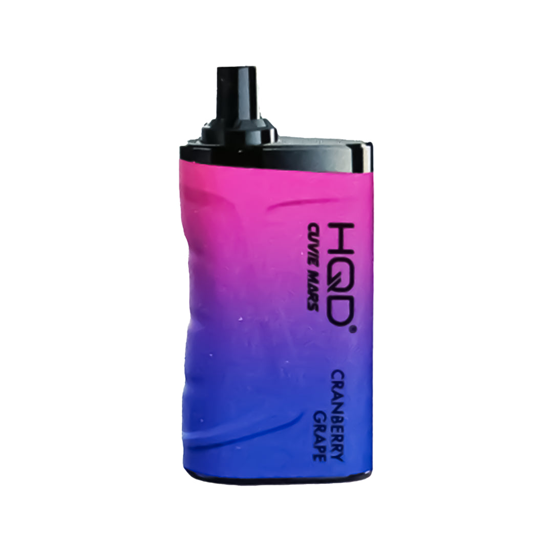 HQD Cuvie Mars 8000 Disposable Vape Device – Cranberry Grape flavor, up to 8,000-puff rechargeable